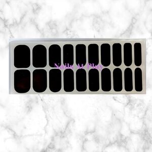 Easy Gellies Nail Wraps - Solid Black